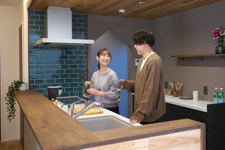01 デザイン性と住み心地、性能の高さも実感できる家。